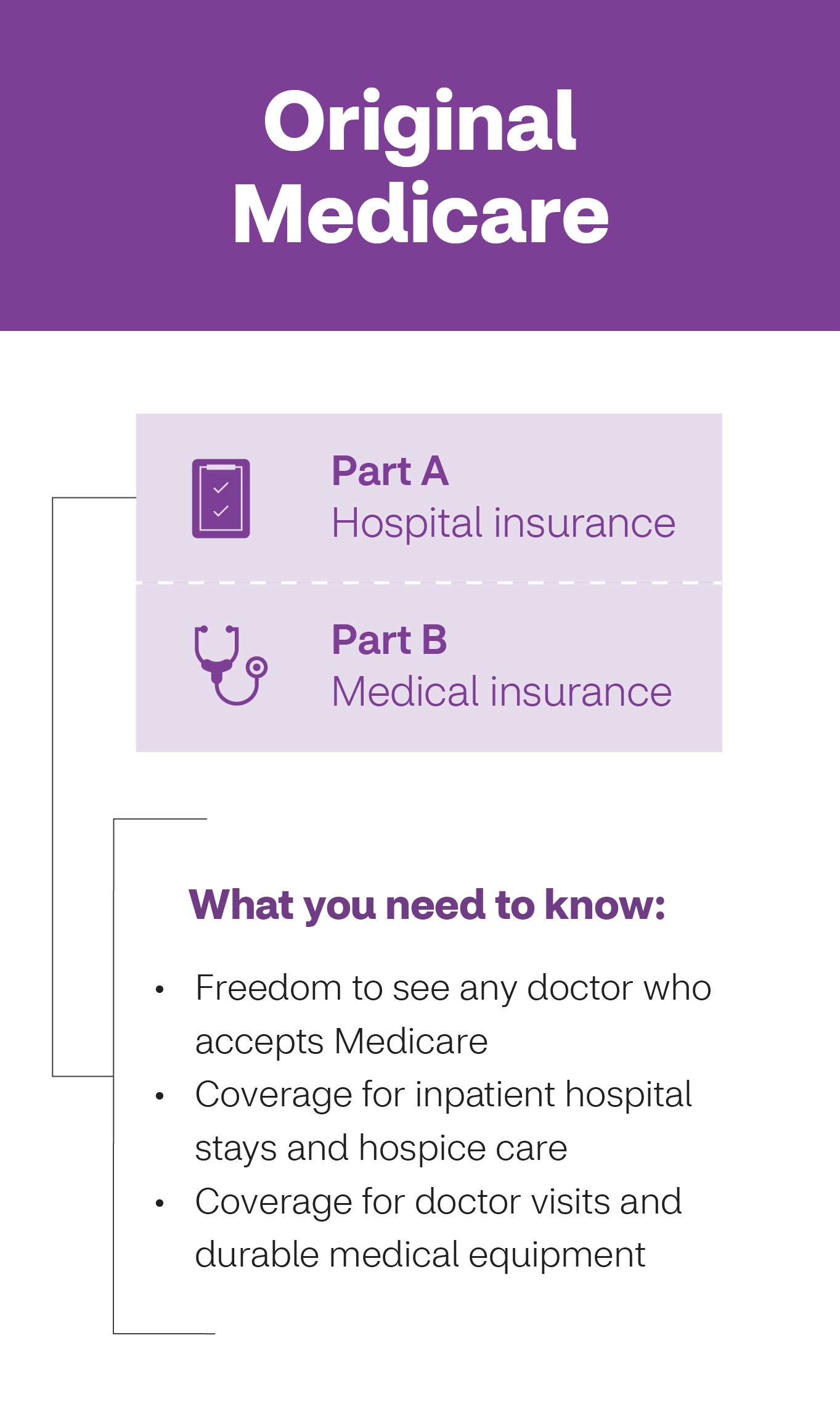 Original Medicare infographic